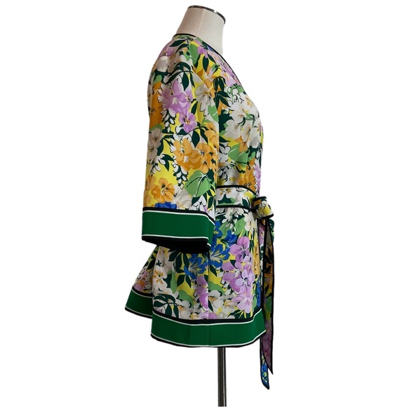 ANN TAYLOR Blooming Garden Floral Kimono Top - Picture 2 of 9